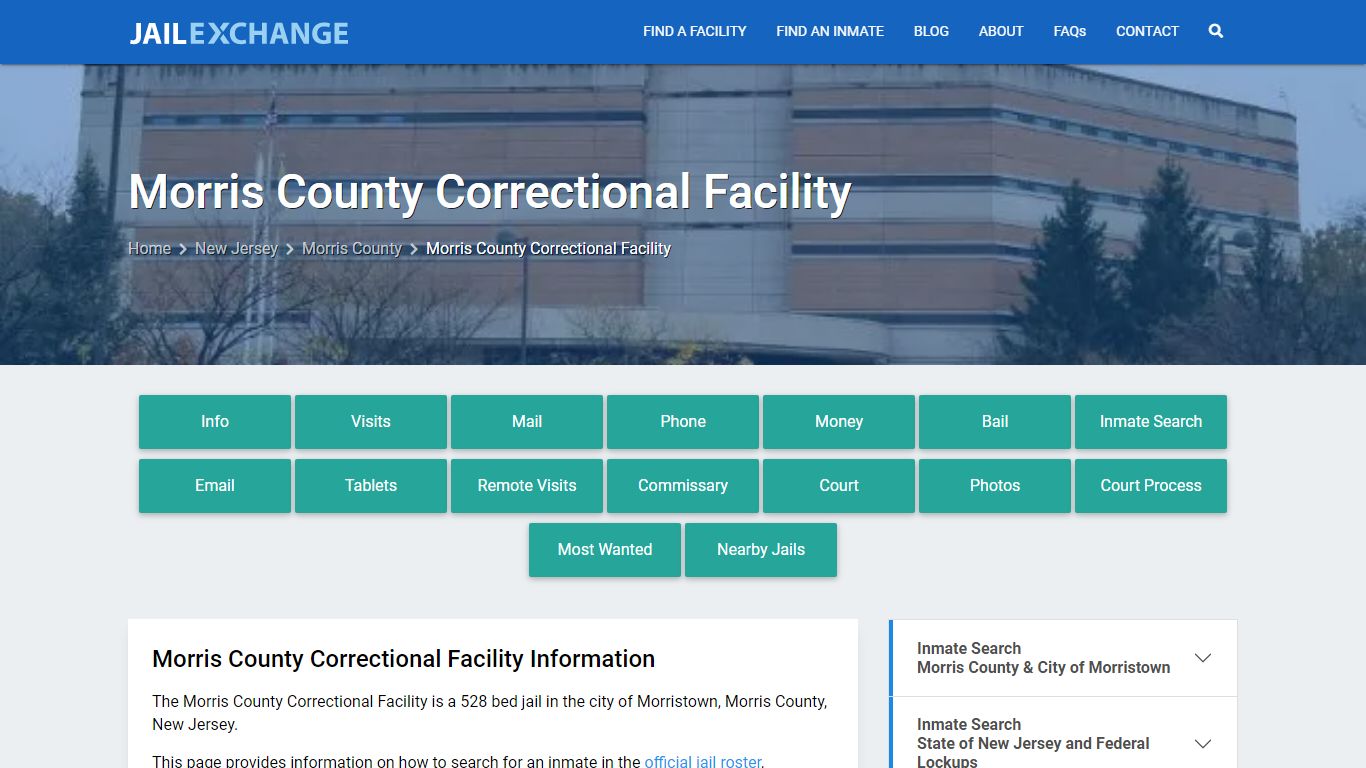Morris County Correctional Facility - Jail Exchange